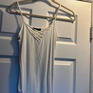 Women’s white camisole tank